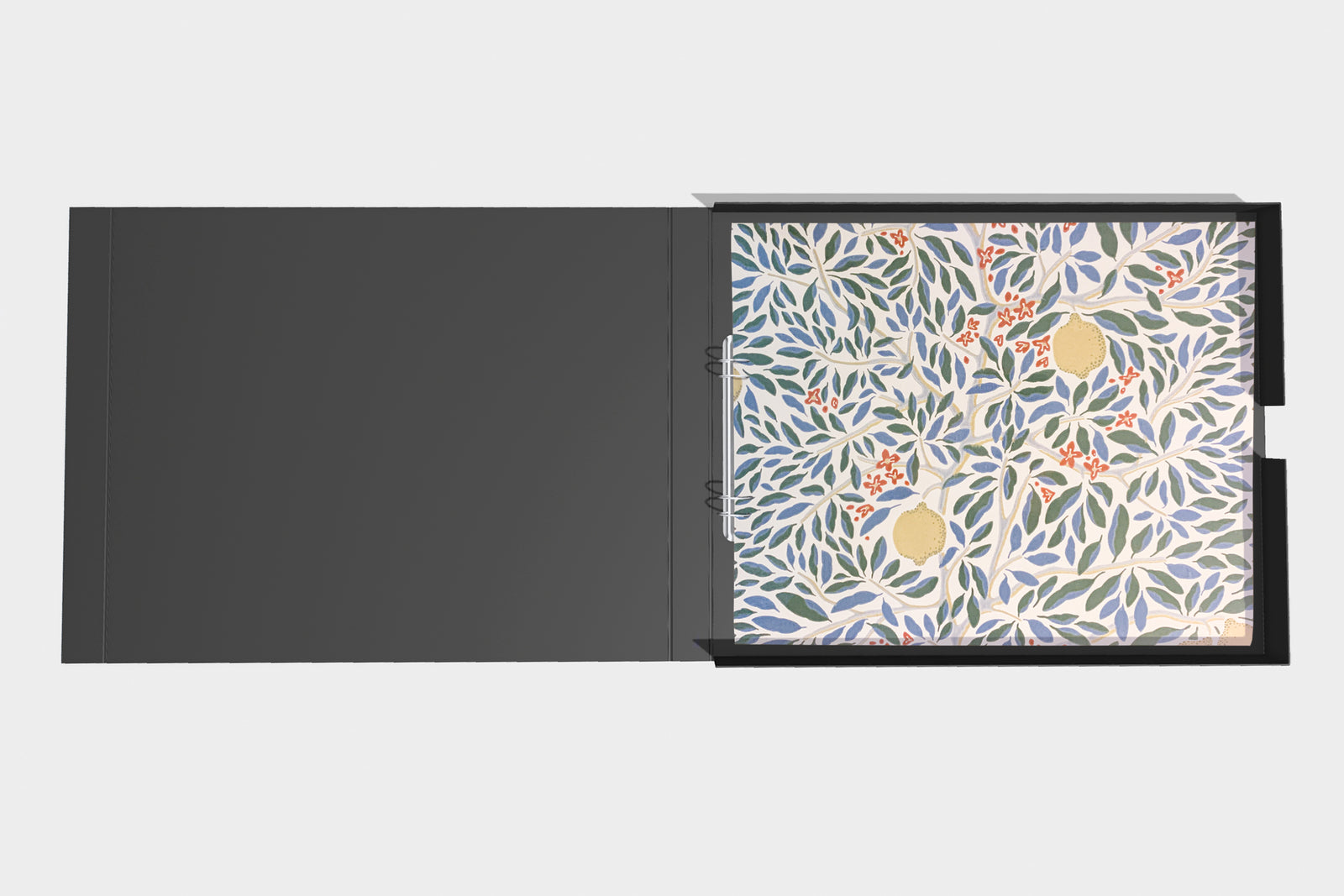 Norrviva wallpaper collection book – interior pattern detail
