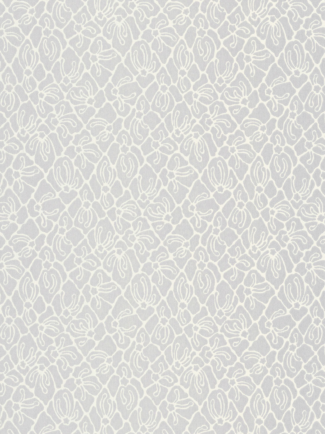 Fröviva Light Blue Ash pattern – delicate flowers and pistils in soft blue