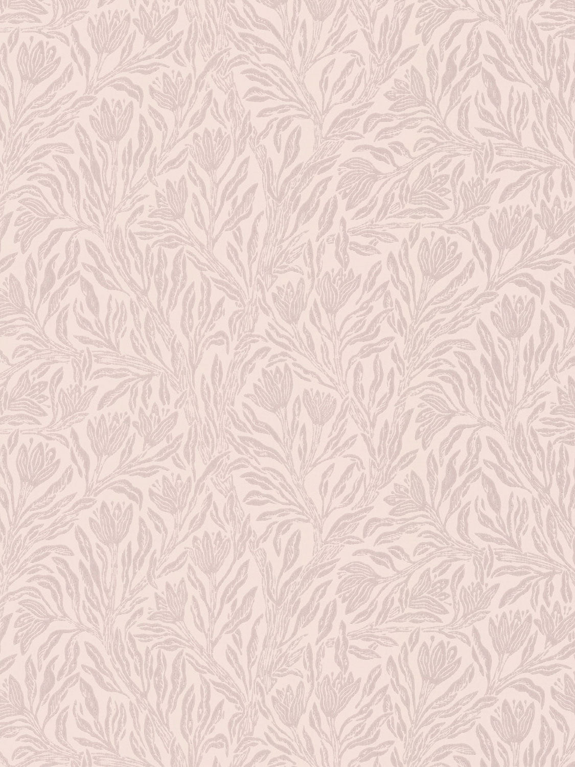 Krokus Northern Rose pattern – delicate pink blooms in dusty rose tones