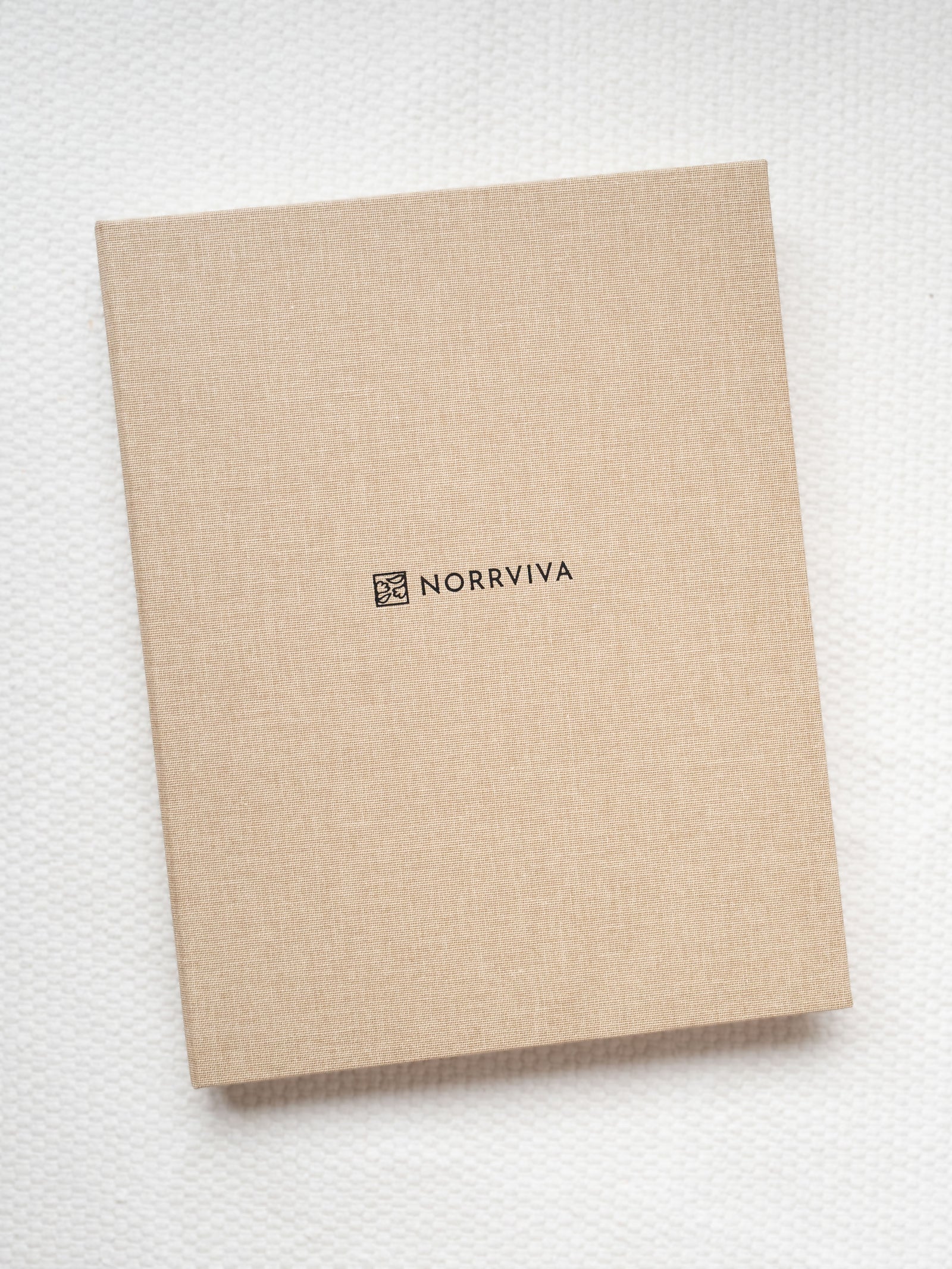Norrviva wallpaper sample box exterior – packaged collection