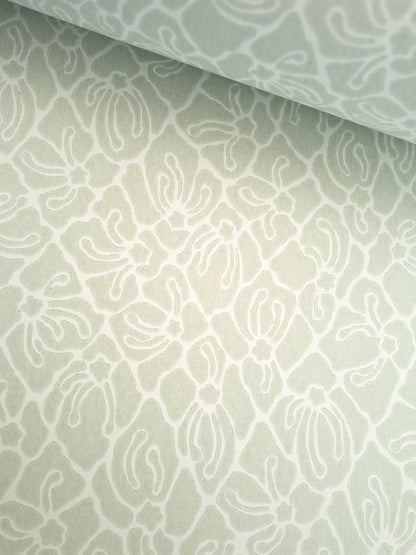 Norrviva wallpaper Fröviva Lichen Green