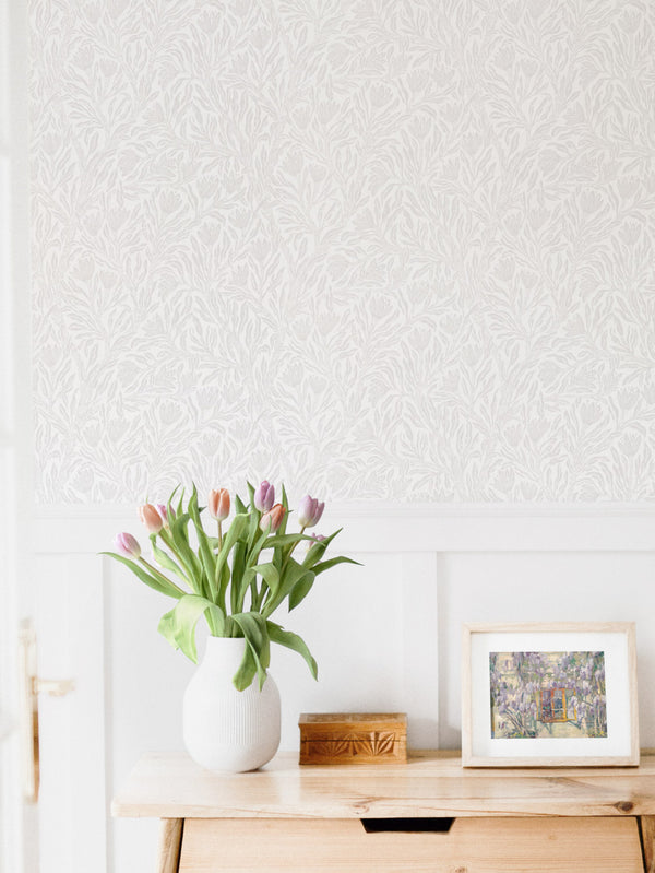 Norrviva wallpaper Krokus Whispering Beige