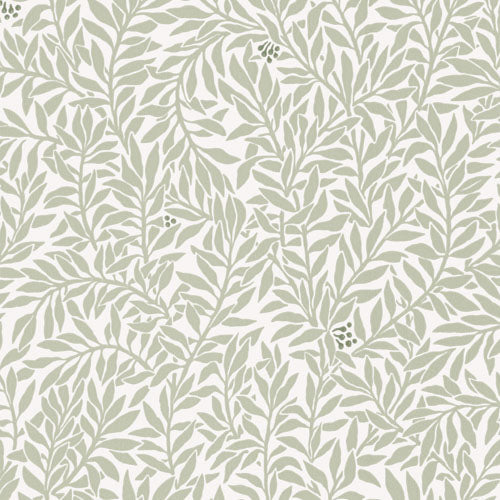 Serpentin Moss Green wallpaper sample – A4 swatch by Norrviva