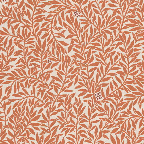 Serpentin Warm Terracotta wallpaper bobbin – sample roll by Norrviva